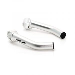 Acoples manillar XLC BE-A01 curvos aluminio plata mate