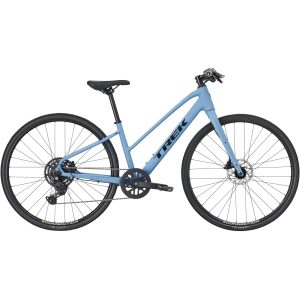 Bicicleta híbrida Trek FX 2 Midstep Gen 4 T-M Fjord Blue