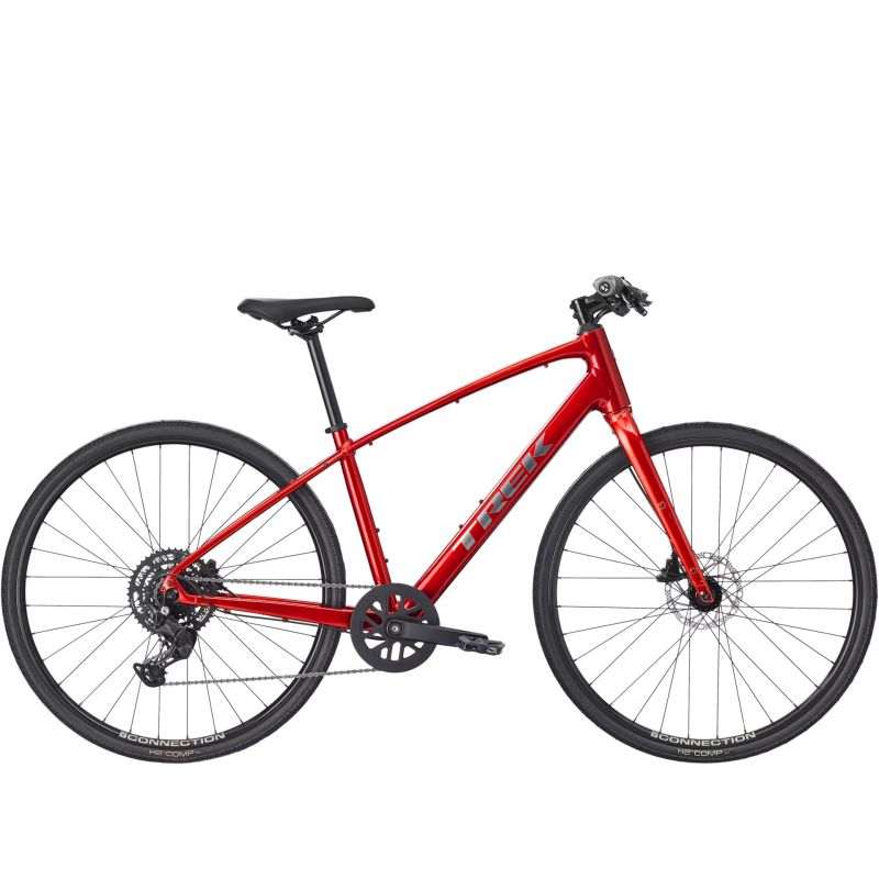 Bicicleta híbrida Trek FX 2 Stepover Gen 4 T-L FURY RED
