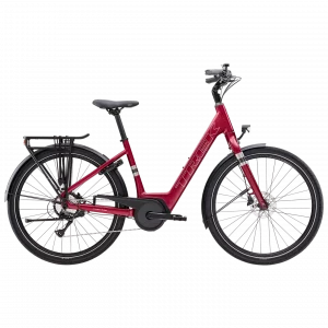 Bicicleta híbrida Trek Verve+ 1 Lowstep T-M Matte Rage Red